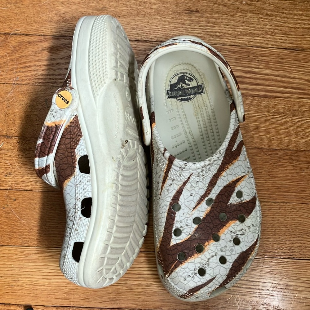 Jurassic World crocs with free charms